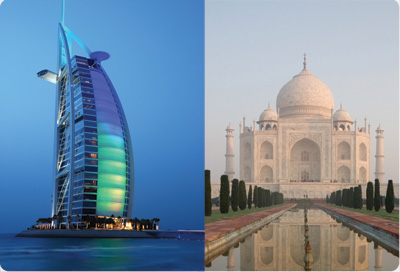 Dubai and India